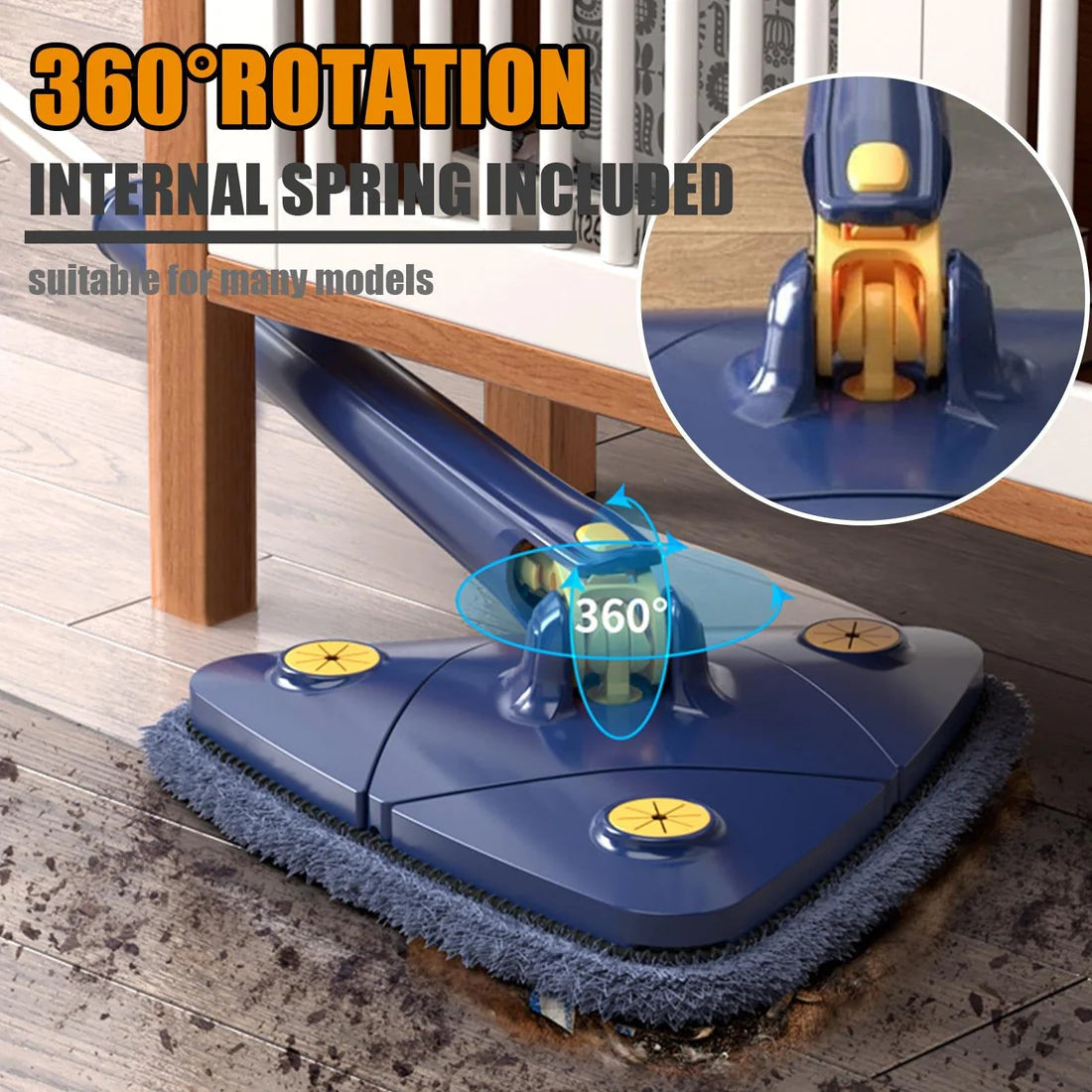 Rotatable Adjustable Cleaning Mop