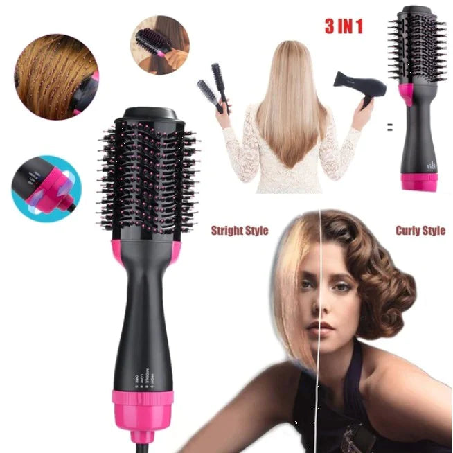 Hot Air Brush Hair Straightner