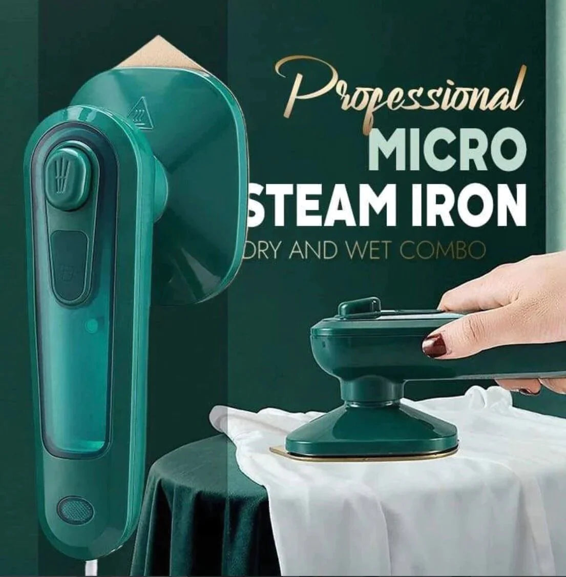 Micro Steam Mini Iron Machine for travelling and house hold